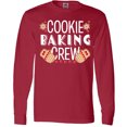 thumbnail image 3 of Inktastic Christmas Cookie Baking Crew with Oven Mitts Long Sleeve T-Shirt, 3 of 5