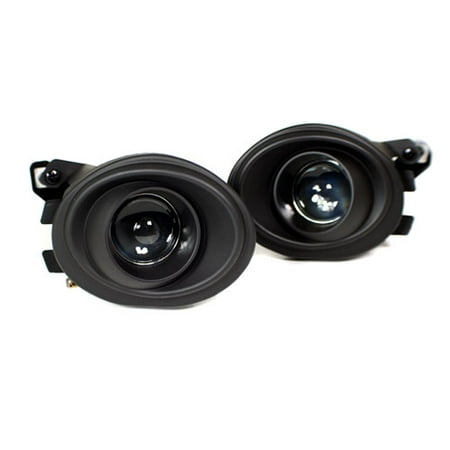 Bmw M3 Fog Light - BMW E46 M3 & M-Tech II / E39 M5 Front Bumper Projector Fog Lights - Black
