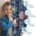 thumbnail image 3 of Blackout Kids Curtains,Pioneer Flower Childrens Insulated Curtains Set Of 2,Bedroom Essentials,Toddler Room Decor 52x63in(132x160cm), 3 of 4