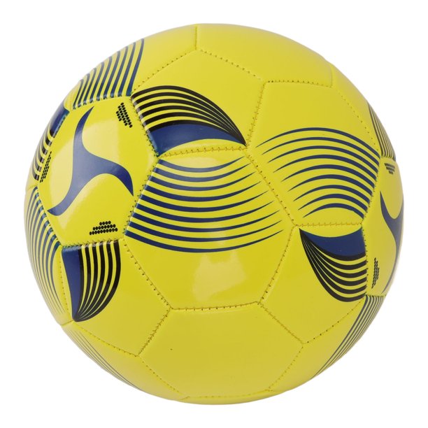 Outdoor Inflatable Soccer Ball, Air Tightness Hand Sewn Children Inflatable Football Waterproof Strong Impact Resistance For Exercise ANGGREK 190052 Negro Azul