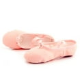 thumbnail image 5 of Xiaoxatg Girls Lightweight Dance Sneakers for Ballet Performance and Indoor Yoga Flexible Sole Comfortable Kids Footwear 5.5-6 Years Pink1, 5 of 5