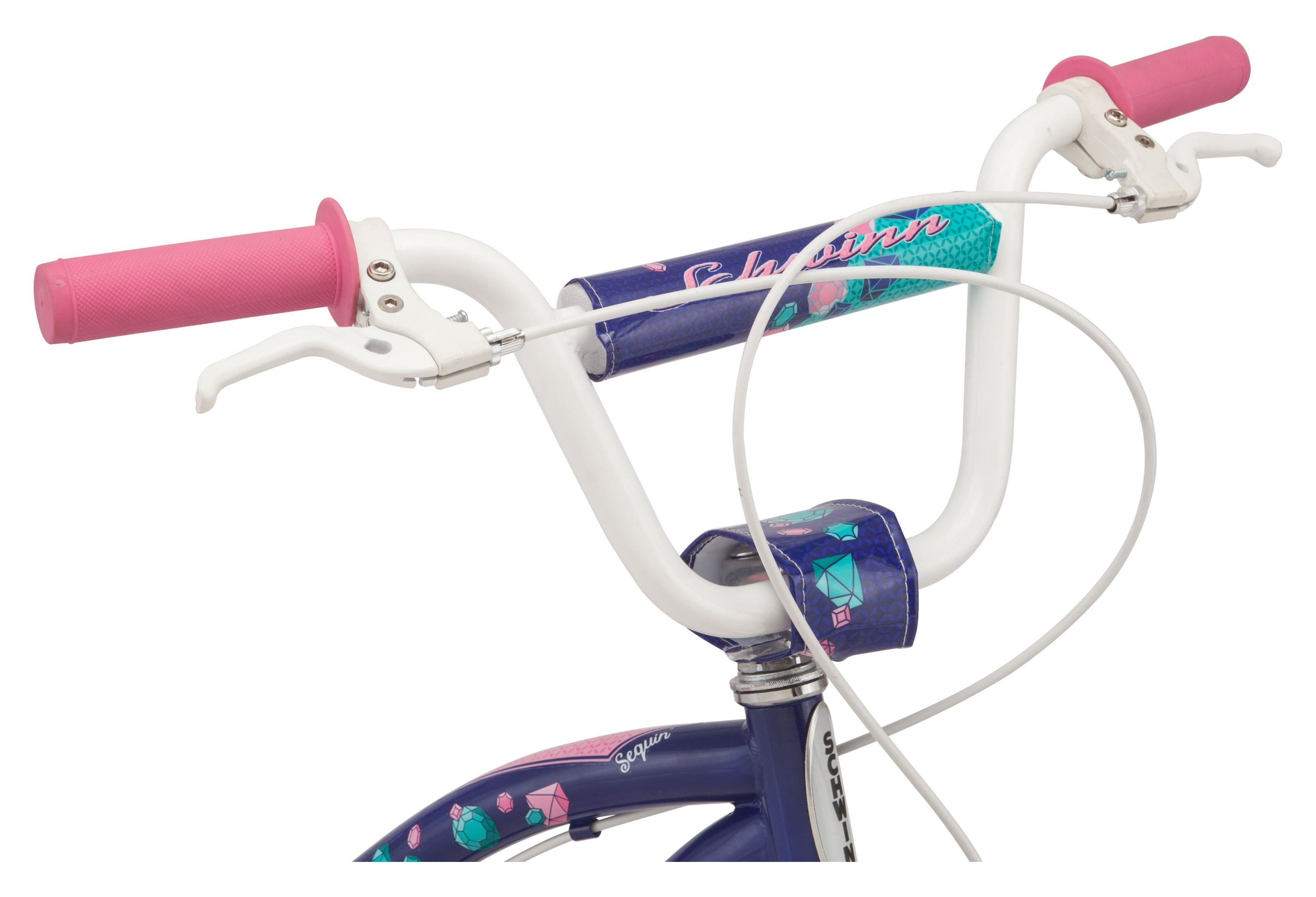 Schwinn 20 in. Sequin Kids Bike, Single Speed, Girls, Blue / Pink