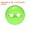 Green, variant on Uxcell 10pcs 20L White Round Sewing Buttons 12.5mm 1/2" Resin 2-Hole Fish Eye Craft Replacement Button
