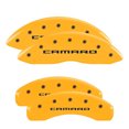 thumbnail image 3 of MGP 4 Caliper Covers Engraved Front & Rear Gen 5/Camaro Yellow finish black ch, 3 of 6