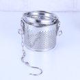 thumbnail image 2 of Milisten Stainless Steel Tiny Holes Spice Infuser Soup Straining Basket Seasoning Ball Filtering Tool Kitchen Gadget (Large Size), 2 of 6