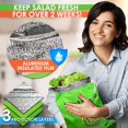 thumbnail image 4 of Lettuce Keeper for Refrigerator - Keep It Fresh Produce Bags Lettuce Storage Bags Food Drawstring Bag Salad Saver Fresh Fruit and Vegetable Bags - Lettuce Keeper Vegetables Fresh Produce Bag, 4 of 8