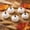 248#White, variant on 5 Pack Two Tone Mini Artificial Pumpkins, Three Size Sturdy Blank DIY Craft Fall Ornament, Compact Space Saving Table Embellishment for Shelf Tray Window Halloween Thanksgiving Home Centerpiece