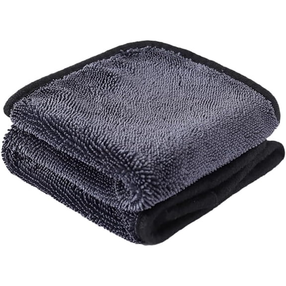 Ultra Absorbent Microfiber Cleaning Cloth Car Drying Towel Streak Free Nanofiber Detailing Cloth for Car Home Glass Bathroom Multi Surface Reusable Cleaning Rags, S 12*12 inch