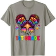 thumbnail image 1 of Hello 1st Grade Messy Bun Girl First day Back To School T-Shirt - White - S, 1 of 2