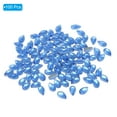 thumbnail image 3 of Unique Bargains Flat Back Acrylic Teardrop Gems, 12x7mm Teardrop Rhinestones Bead, Blue 100Pcs, 3 of 7