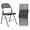 Black, variant on YSNW Folding Chairs 2 Pack, Portable Stackable Commercial Chair, Indoor Outdoor Padded Leather Chair with Sturdy Metal Frame, for Home, Office, or Party Events.(Black)