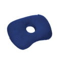 thumbnail image 2 of Almohada para dormir con orificio para las orejas, lavable, cómoda, ergonómica, suave, con orejas perforadas. azul oscuro, 2 of 7