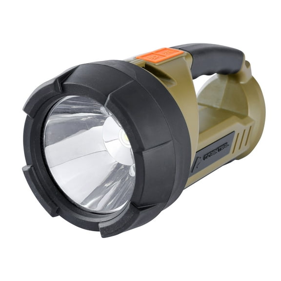 Ozark Trail 2000 Lumen Dual Source LED Rechargeable Spotlight with 5000 mAh Power Bank, Olive