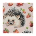 thumbnail image 4 of Acheng Hedgehog Strawberry Polka Dots Square Tablecloth 100% Polyester Fiber 40*40, 4 of 8