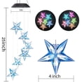 thumbnail image 2 of Campanas de viento, campanas de luz solar, campanillas de viento de colores para decoración al aire libre, decoración de jardín, 2 of 5