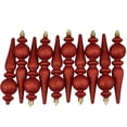 thumbnail image 5 of Northlight Shatterproof 3-Finish Christmas Ball and Finial Ornaments - Red, Gold and Green - 75ct, 5 of 5