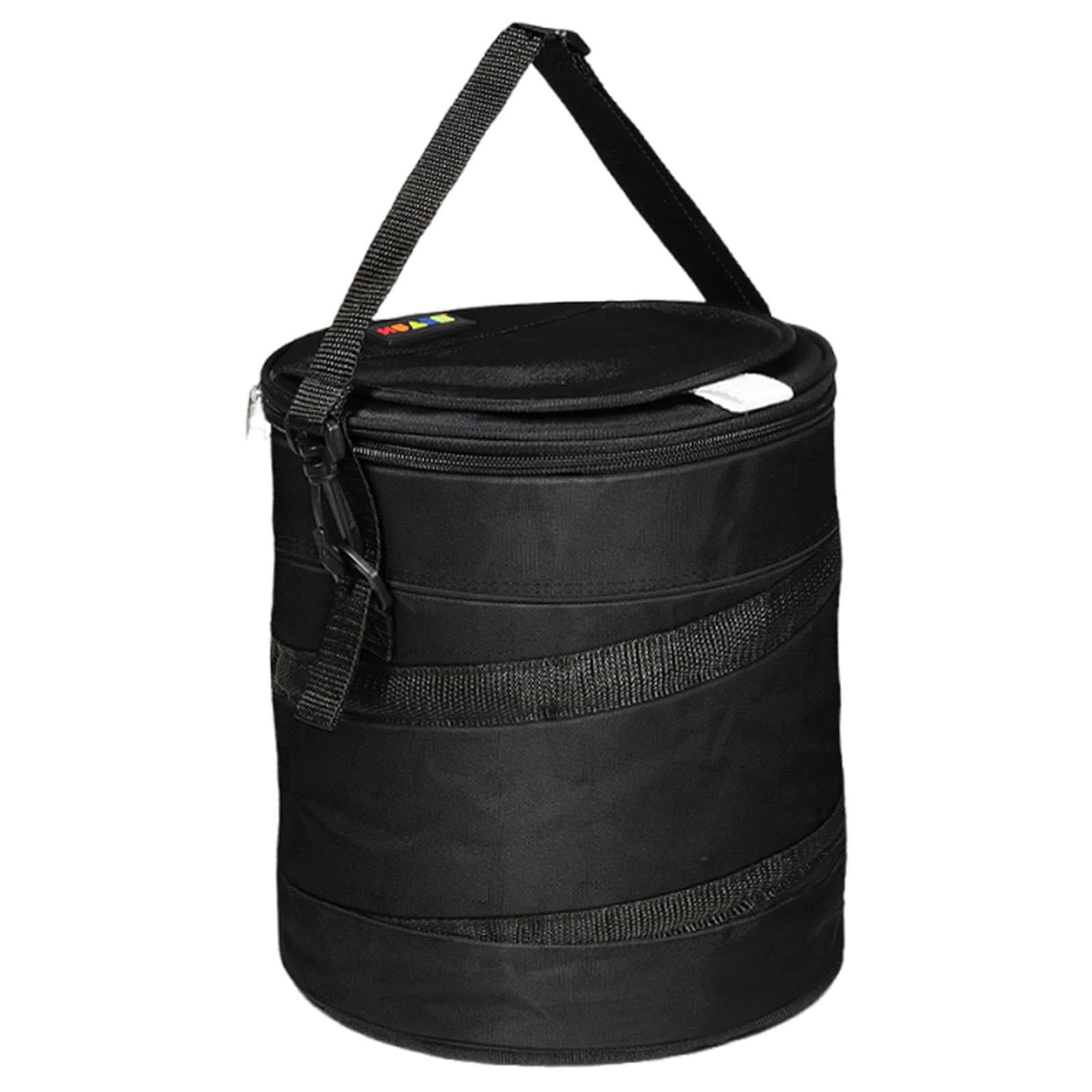 koolsoo Golf Bag Oxford Cloth Waterproof Foldable Detachable Shoulder Strap Accessory Black for Travel Fishing Outdoor Camping