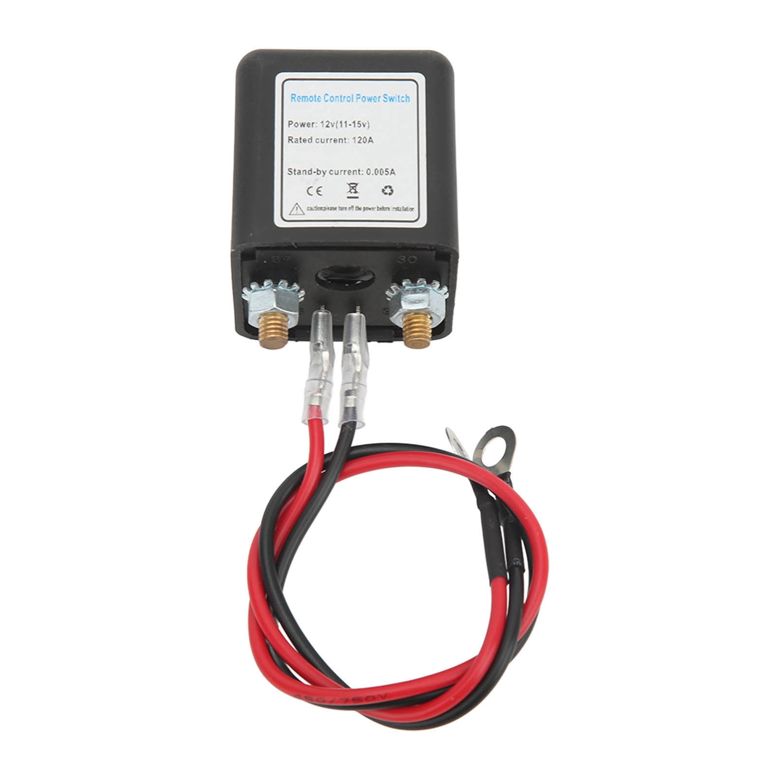 Car Car Battery Disconnect Switch Power Cut Off Kill Switch With Remote Control Copper Terminal For Automotive