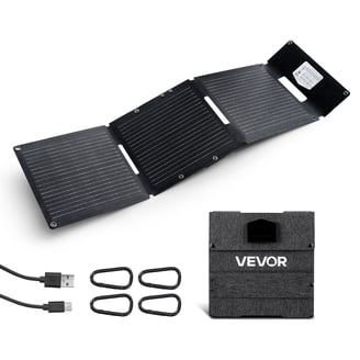 Swiss Tech 10W foldable solar panel, USB-A & USB-C output