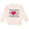 thumbnail image 2 of Inktastic Grandma is My Valentine Toddler Sweatshirt, 2 of 4