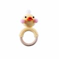 thumbnail image 1 of DPTALR Cartoon Knitting Handmade Crochet Knitting Rattle Ring Suzuki Ring, 1 of 3