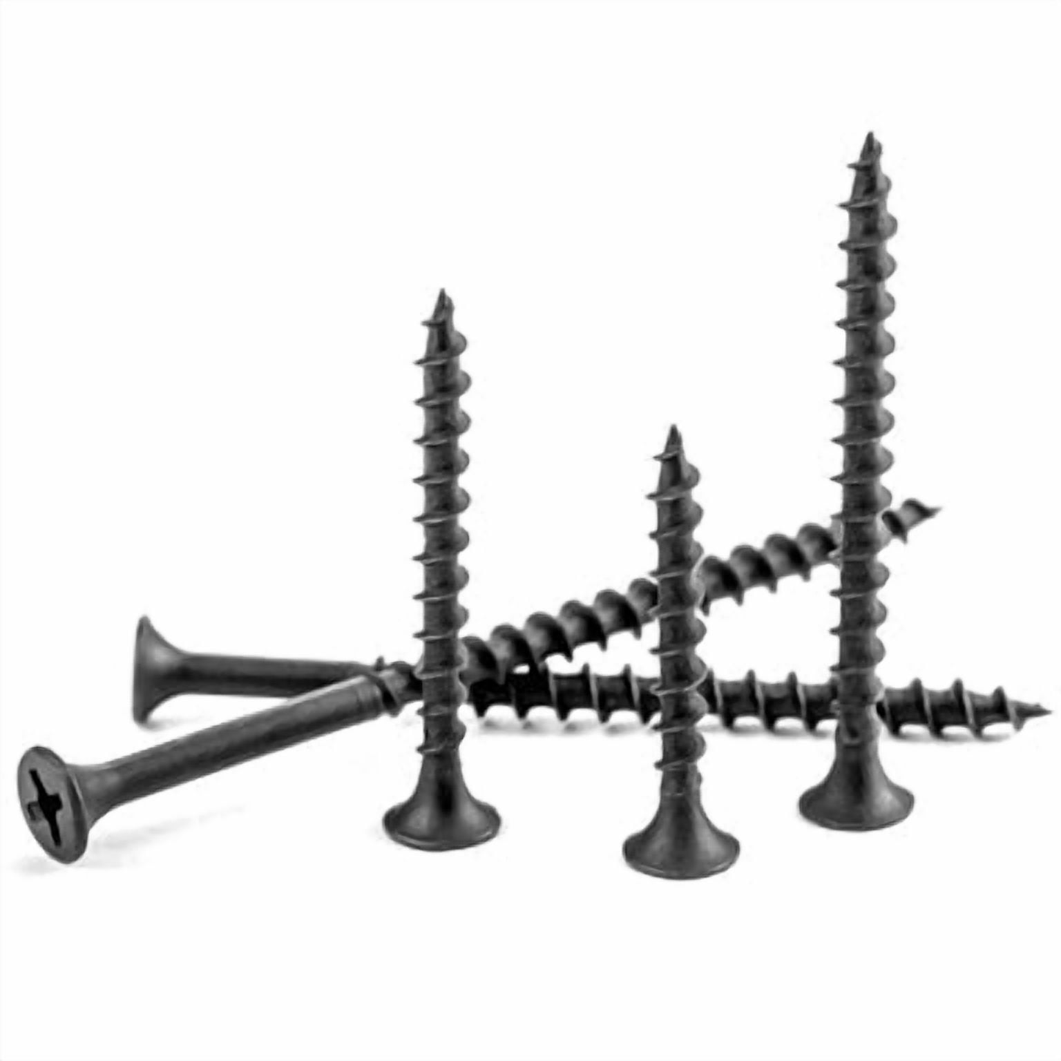 MEITE Drywall Screws, #6 x 1-1/4" Coarse Thread Wood Screws for Drywall, Wood and Furniture (40 LBS)