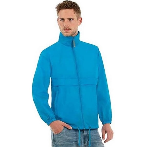 B&C Sirocco Mens Lightweight Windproof Water Repellent Anorak Jacket
