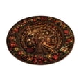 thumbnail image 2 of YAWUBT Christmas 3D Rug, Christmas Optical Illusion Area Mat, Optical Illusion Floor Mat with Depth Pattern, Funny Christmas Round Floor Carpet for Porch Holiday Entryway Living Room, 2 of 6