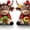 Ladybird, variant on 2 Pcs Valentine's Day Highland Cow Figurines Love Heart Rose Highland Cow Gnomes Scottish Resin Statue Calf Lovers Romantic Gifts for Valentines Home Kitchen Office Tiered Tray Table Easter Decora