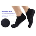 thumbnail image 2 of Yoga Socks, Pilates Grip Socks Non-Slip Socks for Yoga, Barre, Sports Home Slipper Socks Barefoot Workout Pregnant Crew Socks, 2 of 4