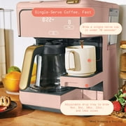 Beautiful Multi-Brew 12-Cup Programmable Drip & Single-Serve Coffee Maker, Rose by Drew Barrymore