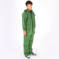 thumbnail image 1 of Traje de lluvia Split abrigo grueso pantalón impermeable no desechable cierre de botón puños recogidos ropa de lluvia 2.5J verde tamaño libre, 1 of 5