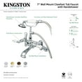thumbnail image 2 of Kingston Brass CC461T2 Adjustable Center Wall Mount Tub CC461T2, 2 of 2
