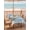 Sky Blue, variant on Outdoor Tablecloth with Umbrella Hole and Zipper, Blue Snowman Christmas Rectangle Table Cloth 54x80 Inch Waterproof Tablecloth, Snowflake Xmas Tree Balls Picnic Table Cover for Patio Camping