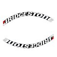 thumbnail image 1 of Bridgestone 3D Siamés Neumático Letra Pegatinas Ruedas Coche Goma Decorativa Pegatina [En Stock] huangjie unisex, 1 of 2