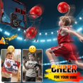 thumbnail image 3 of Aro de baloncesto Figbush para niños de 4 a 12 años, para colgar en la puerta, con puntuación, cuenta regresiva y música, ideal para Navidad., 3 of 7
