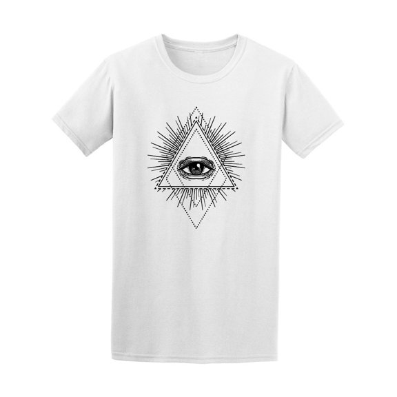 All Seeing Eye Triangle Men's Tee - Image by Shutterstock