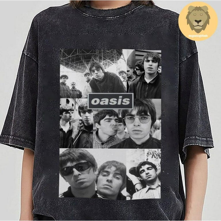 Vintage Oasis Reunion T Shirt Oasis Collector Merch Liam Gallagher V3 Noel Gallagher Oasis Fans Apparel Walmart