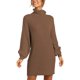 thumbnail image 2 of ANRABESS mujeres cuello alto manga larga linterna Casual suelto gran tamaño suéter vestido suave invierno suéter vestidos Zhivalor WMZL-2283-36, 2 of 5