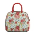 thumbnail image 2 of Lunch Bag Lunch Box for Women Reusable Insulated Lunch Cooler Bags,Large Capacity for Work Travel Picnic,Water-Resistant Pioneer Colorful Floral Lunch Tote Bag Gifts for Woman Mom Red, 2 of 6