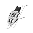 thumbnail image 2 of OUNONA 1Par Reposapiés De Aluminio Plegable Para Motocicleta Con Alta Resistencia Y Montaje Sencillo, 2 of 8