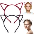 thumbnail image 3 of Diadema con orejas de gato Minnieouse 2 piezas Negro + Gris, 3 of 6