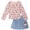 Pink Blue Hello Kitty, variant on Hello Kitty Toddler Girls' Long Sleeve Tee and Corduroy Skirt Set Pink Blue