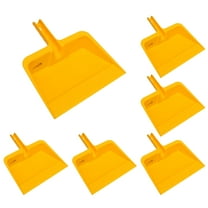 KLEEN HANDLER Heavy-Duty Plastic Handheld Dust Pan for Indoor/Outdoor Commercial & Residential Use – Kitchen, Garage, Decks (Pack of 6)