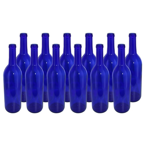 Home Brew Ohio Cobalt 750ml Bordeaux Bottles Case of 12