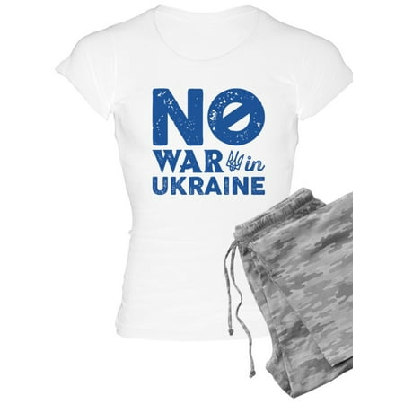 

CafePress - No War In Ukraine - Women s Light Pajamas