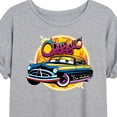 thumbnail image 3 of Disney Cars - Classic Doc Hudson Car Show Ready - Women's Oversized T-Shirt, 3 of 5