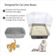 thumbnail image 3 of 6X Protectores Orina para Caja para Gatos, Salpicaduras para Caja Lados Altos, Recinto Sin Costuras para Bandeja con Parte Superior Abierta, 3 of 5