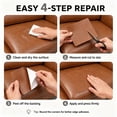 thumbnail image 3 of Leather Repair Patch for Couch,Large Vinyl Repair Kits for Furniture,Self-adhesive,Quick Repair,Waterproof Strong Adhesion PU Leather Tape for Furniture,Couch,Sofa,Car Seats,Quick Repair,Cut to Size, 3 of 5