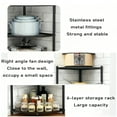 thumbnail image 4 of Ymokee 6 Tier Kitchen Corner Pot Rack - 65" Height Triangular Storage Shelf Steel Rack for Pans Pots and Kettles, 4 of 10
